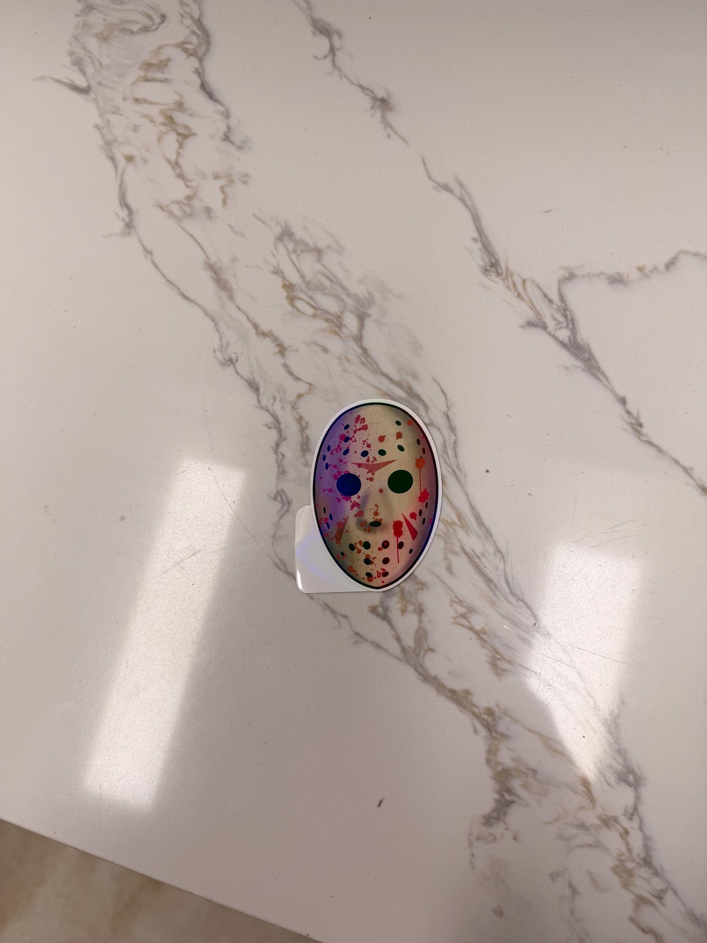 Jason Vorhees Mask Friday the 13th Sticker