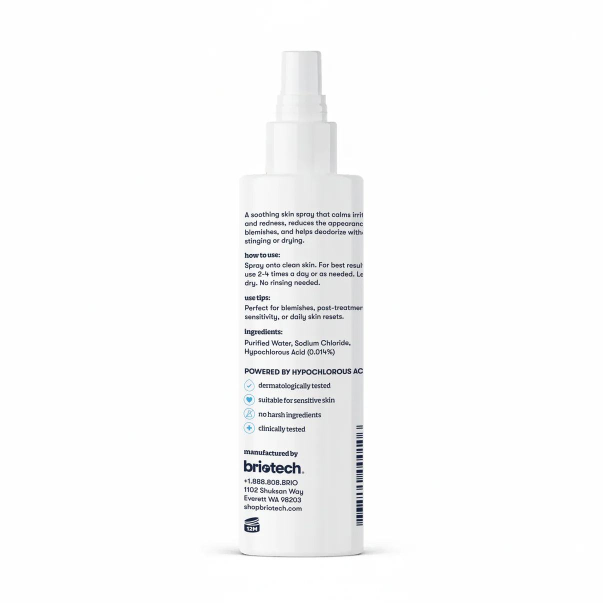 Briotech - piercing aftercare spray 8.5oz great for healing fresh piercings