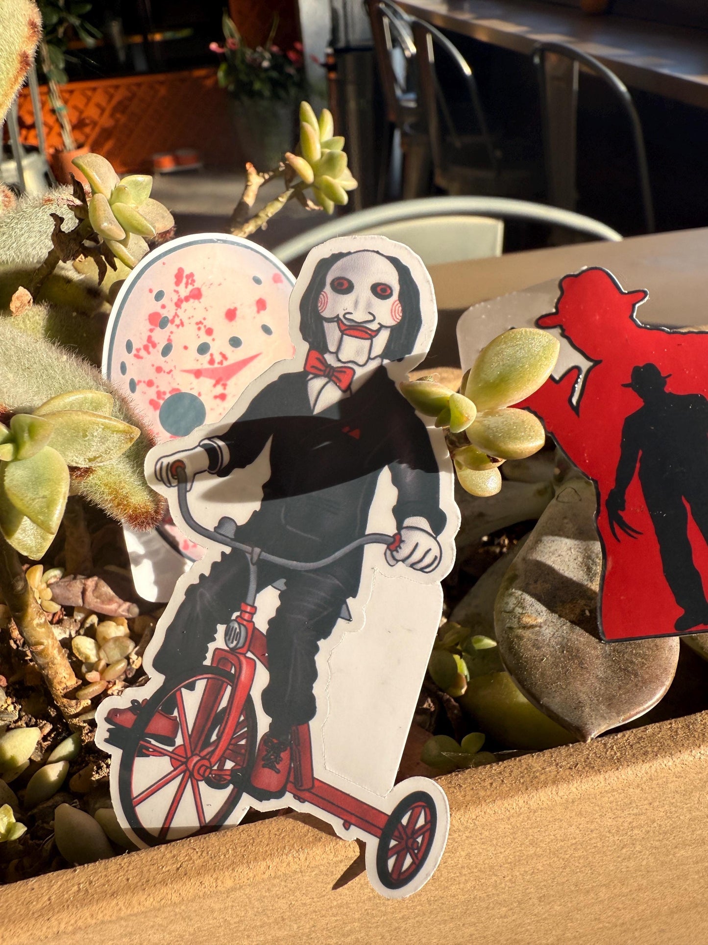 9pc Movie Monster set Stickers hand drawn. Not AI