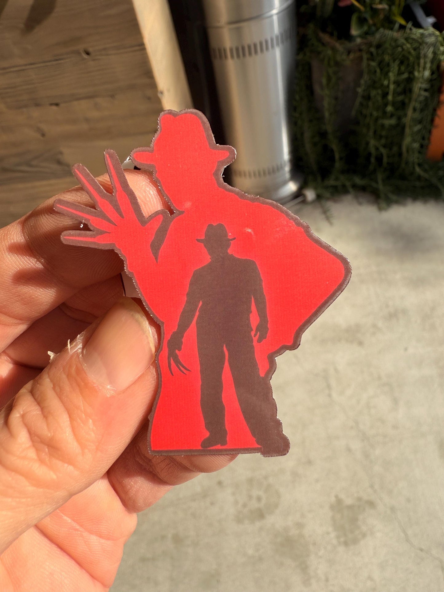 Freddy Kruger 2 pack. Horror movie stickers hand drawn. Not AI