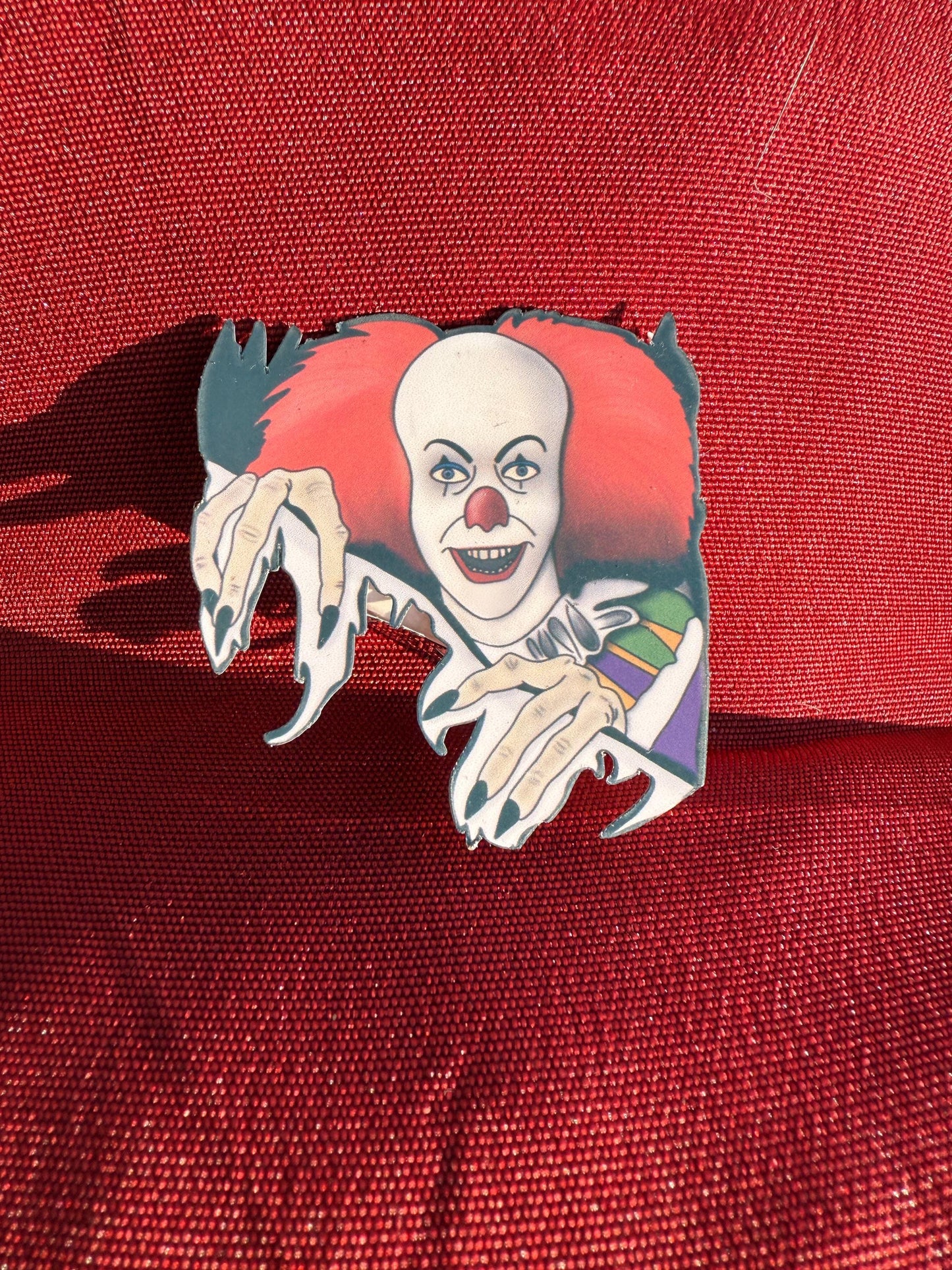 Pennywise clown It Sticker hand drawn. Not AI
