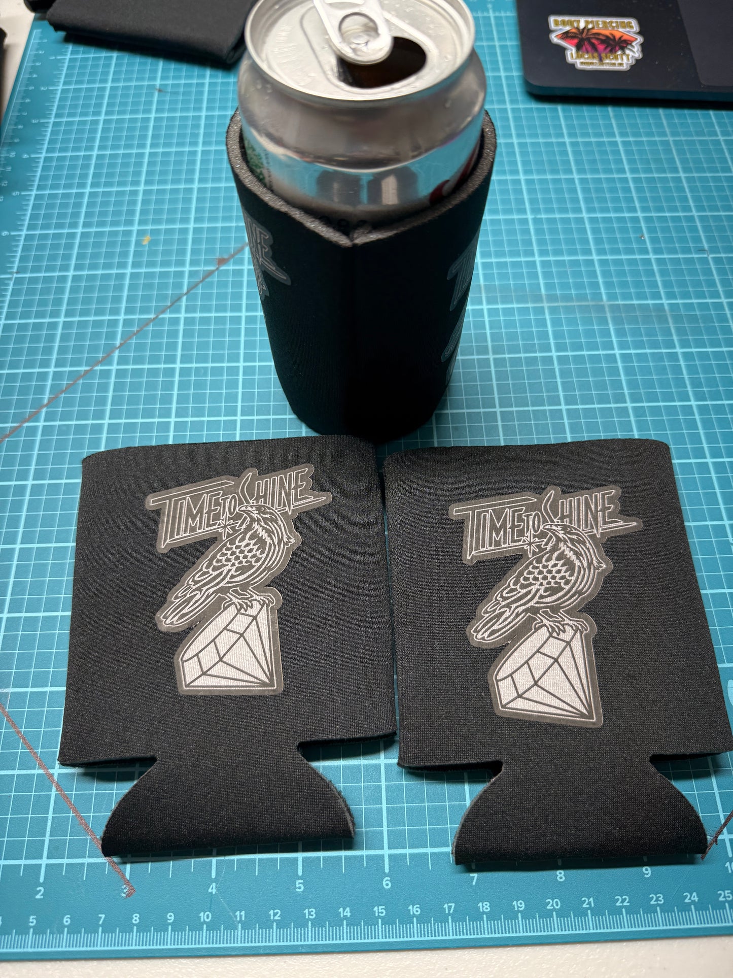 Time to Shine Beer Coozie, Koozie