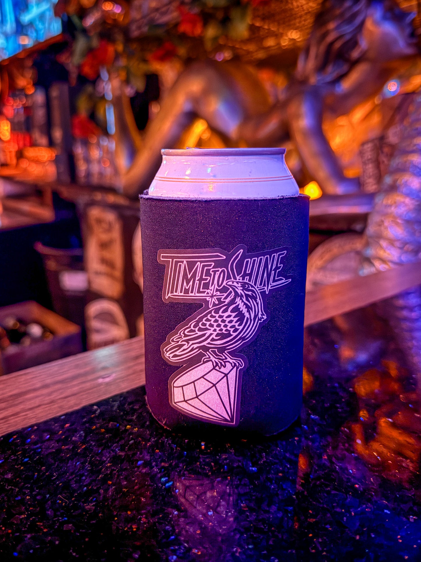 Time to Shine Beer Coozie, Koozie