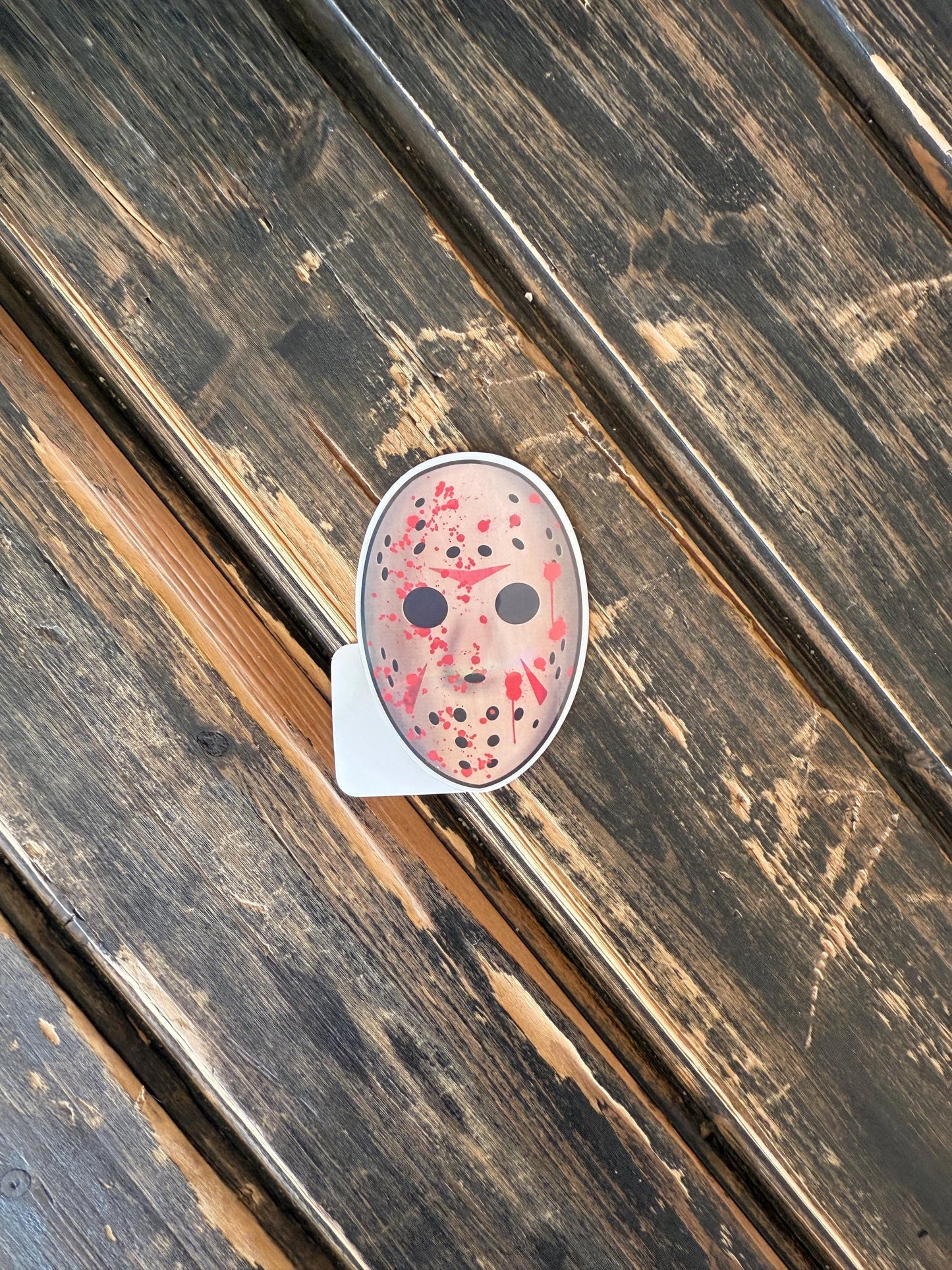 Jason Vorhees Mask Friday the 13th Sticker