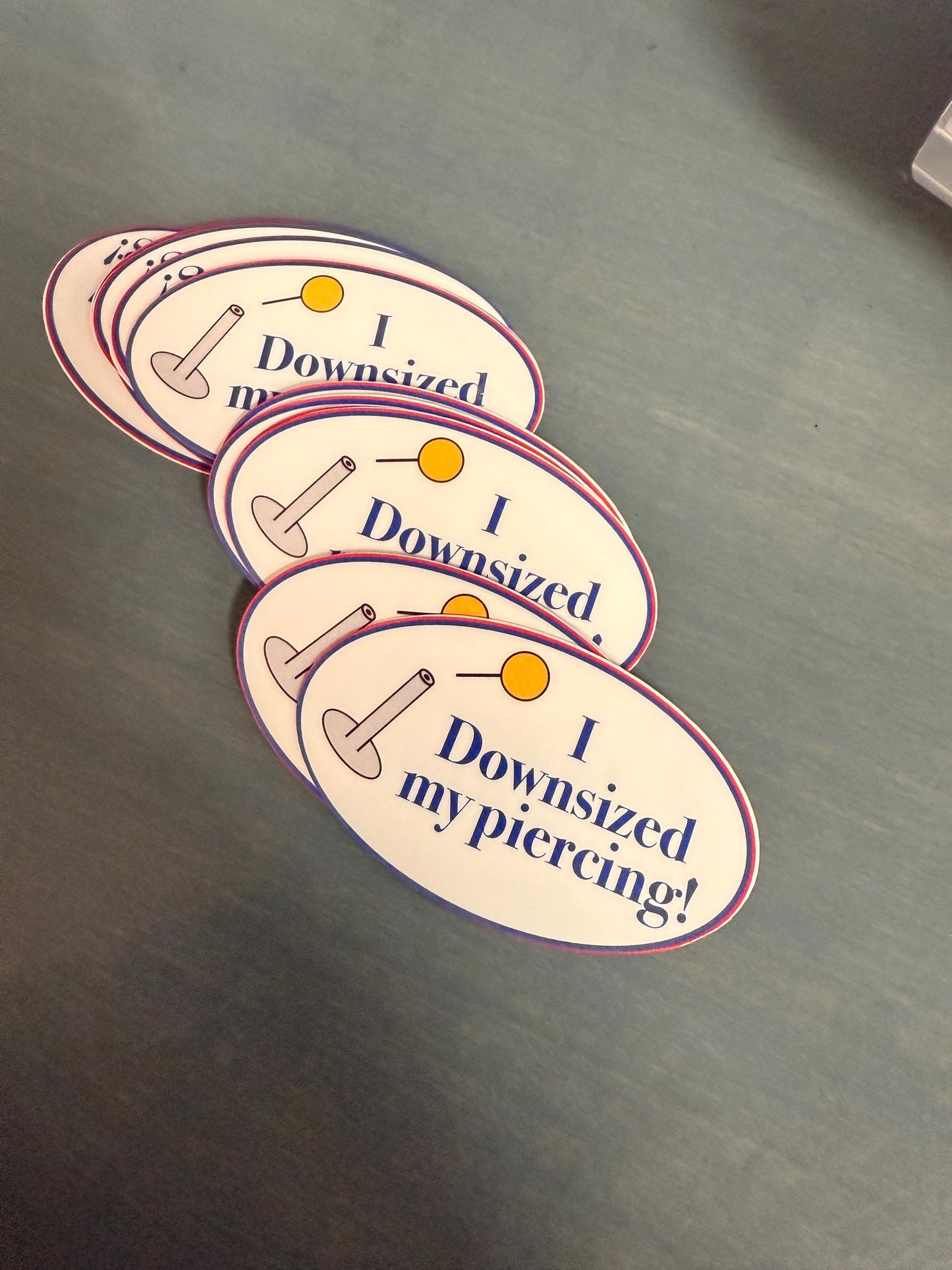 Downsized Piercing Stickers for Body Piercers (48 Qty)