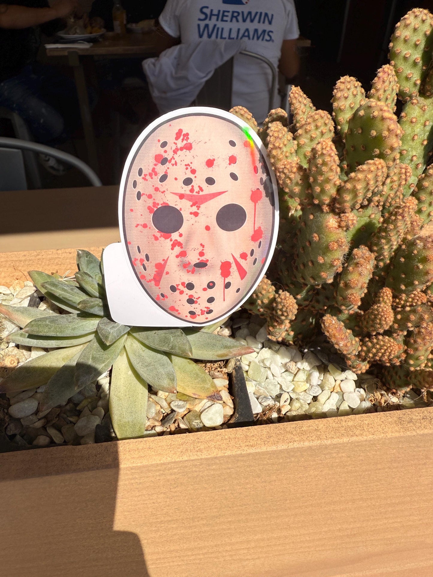 Jason Vorhees Mask Friday the 13th Sticker