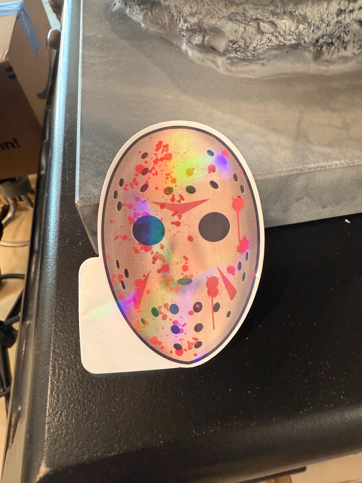 Jason Vorhees Mask Friday the 13th Sticker