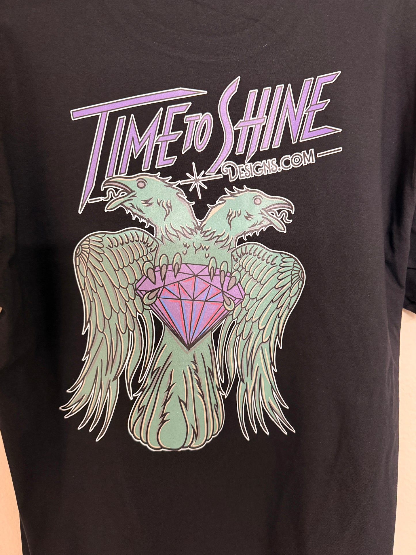 Time to Shine Twin Crow Diamond Tee