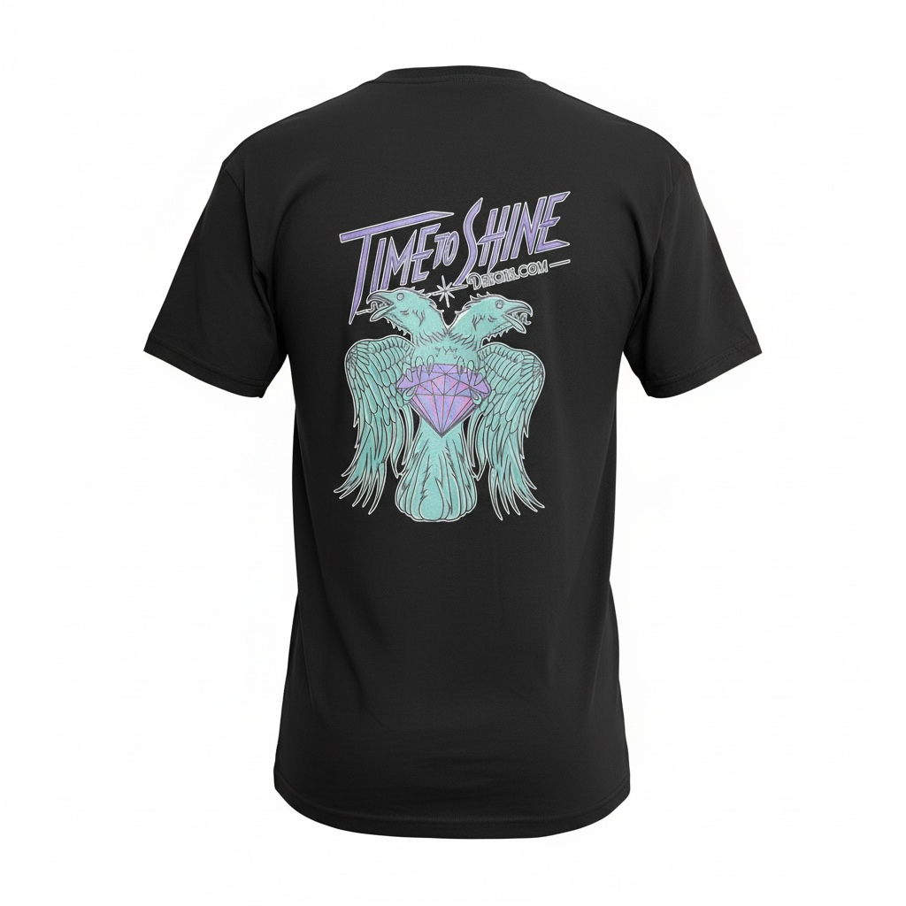 Time to Shine Twin Crow Diamond Tee