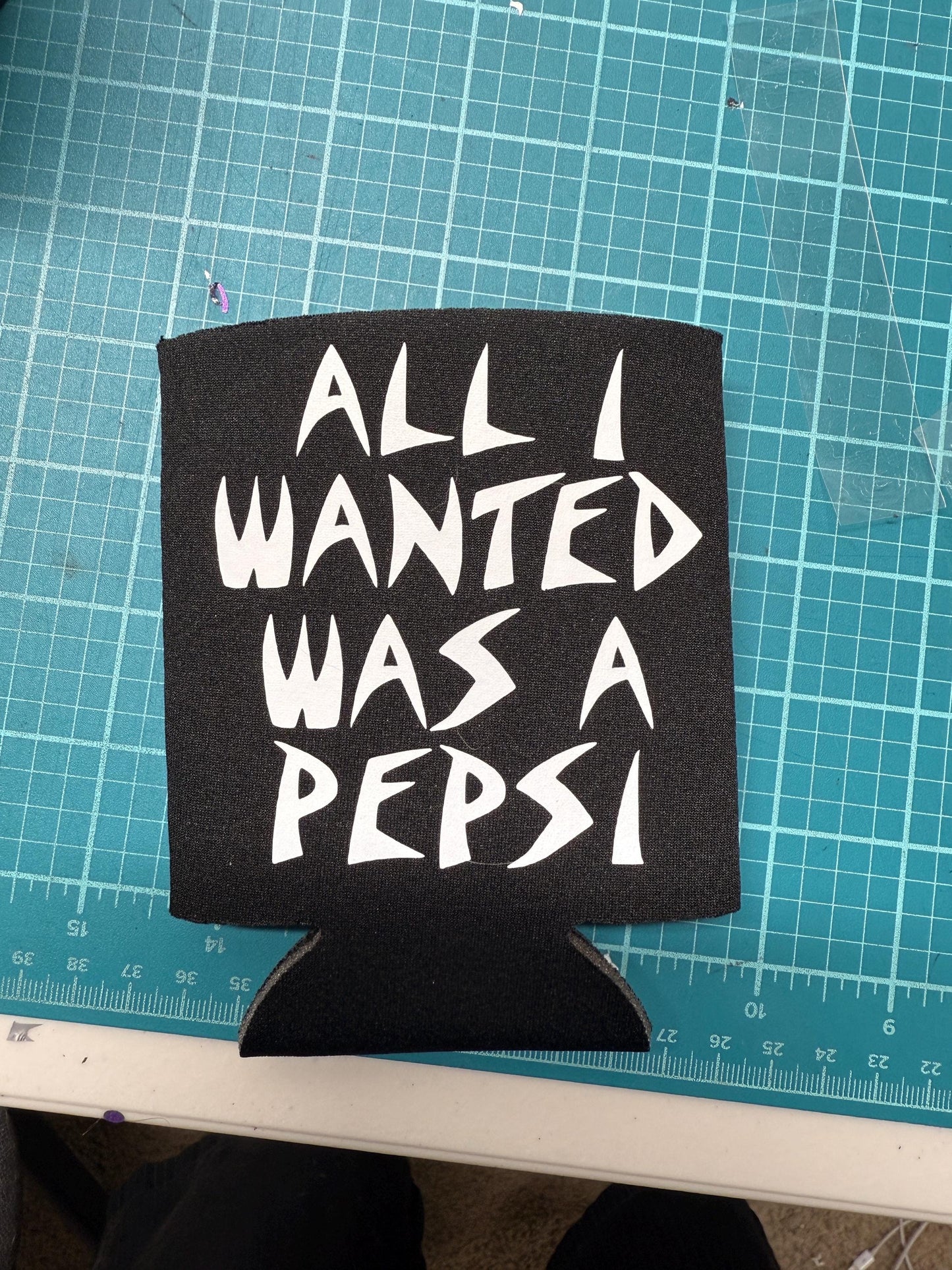 ST Army Beer Koozie — ‘All I Wanted Was a Pepsi’ Can Cooler Gift