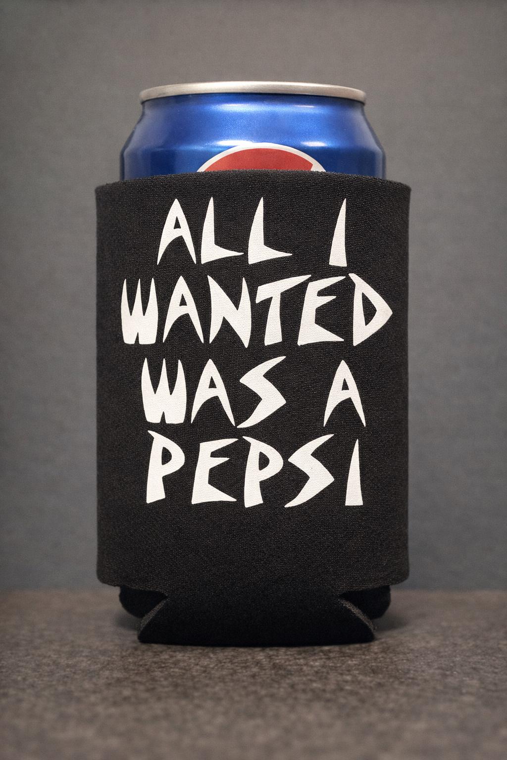 ST Army Beer Koozie — ‘All I Wanted Was a Pepsi’ Can Cooler Gift